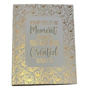 Gold and Blue Inspirational Journal